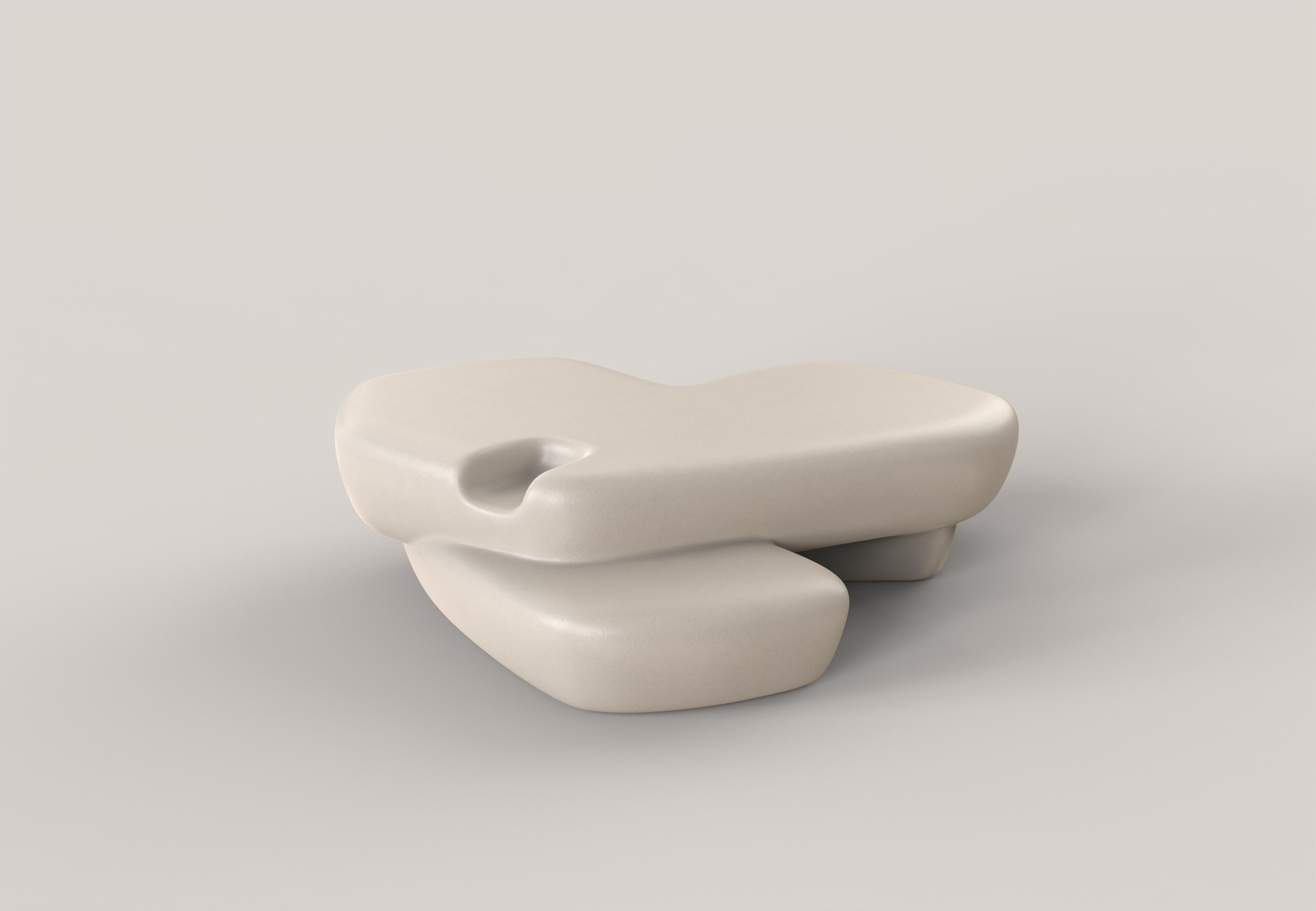 Polystyrene Contemporary Limited Edition Signed Coffee Table, Ava V1 by Simone Fanciullacci For Sale