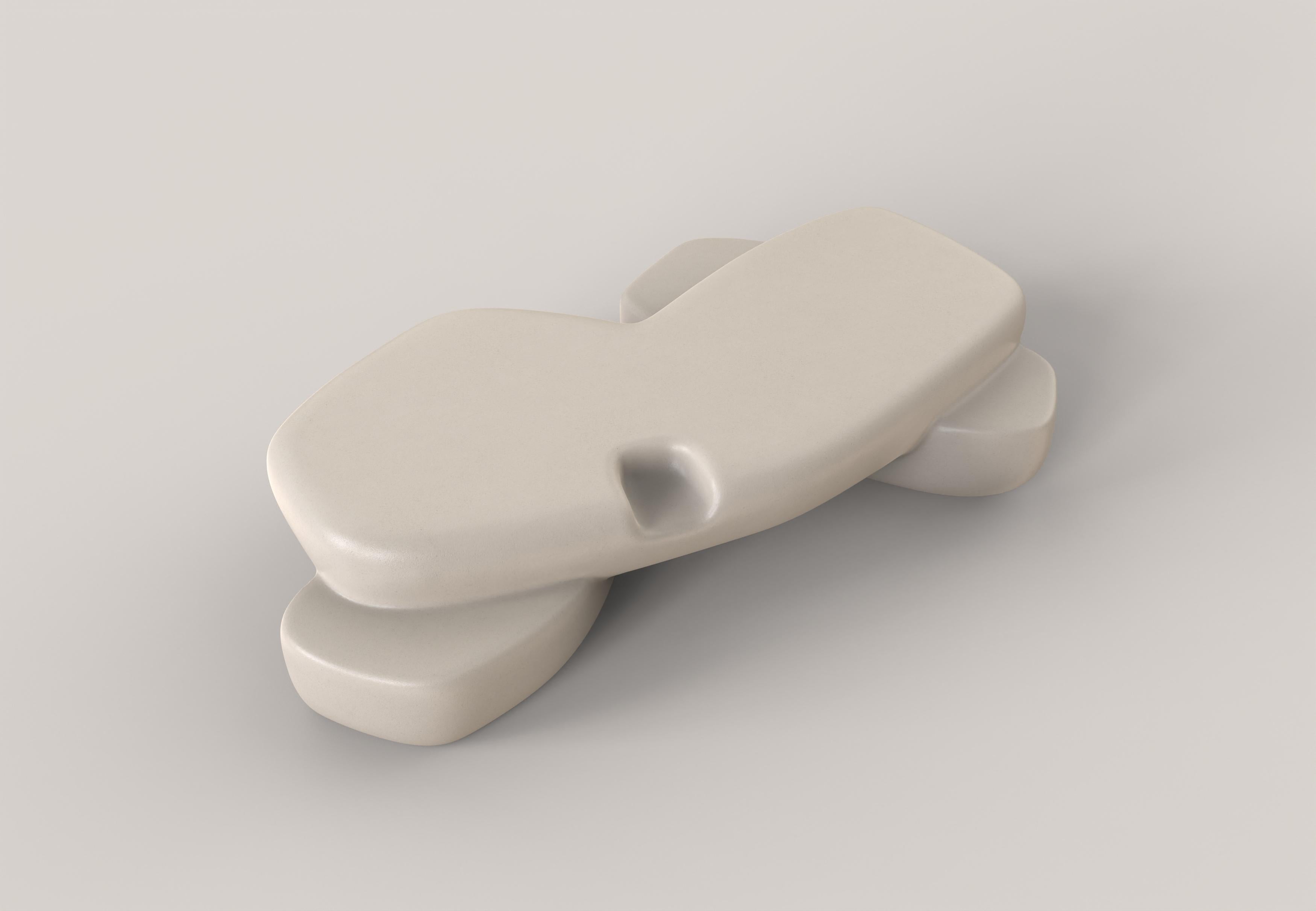 Polystyrene Contemporary Limited Edition Signed Coffee Table, Ava V2 by Simone Fanciullacci For Sale