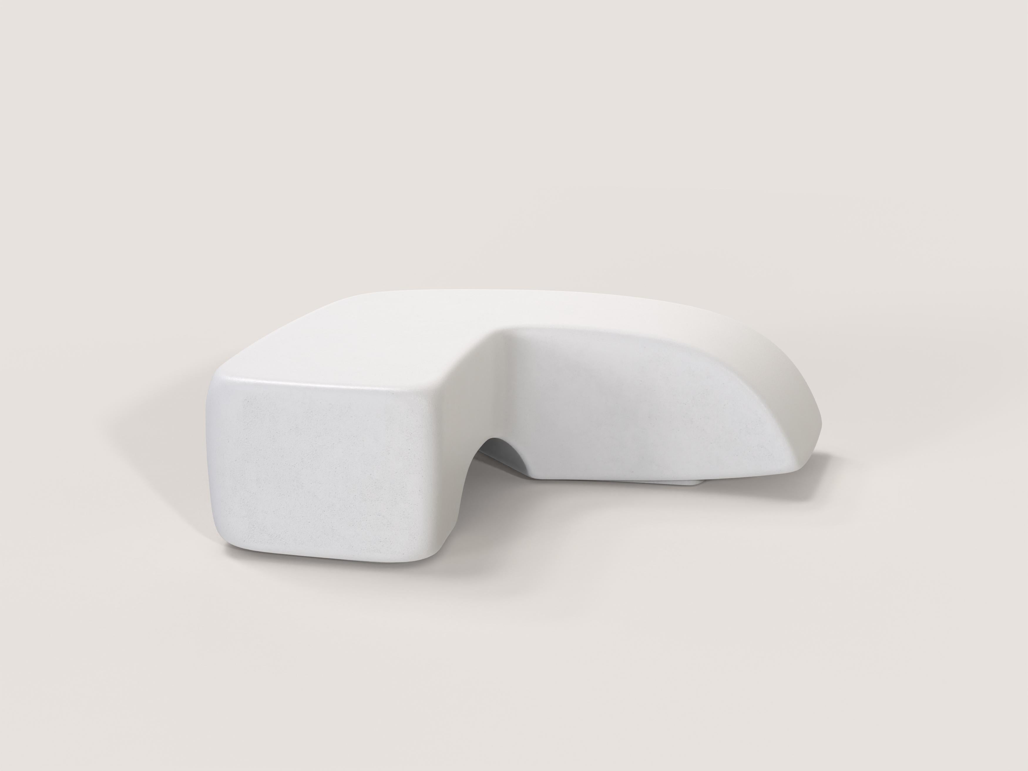Peint Table basse contemporaine signée en édition limitée, Bay V2 par Simone Fanciullacci en vente
