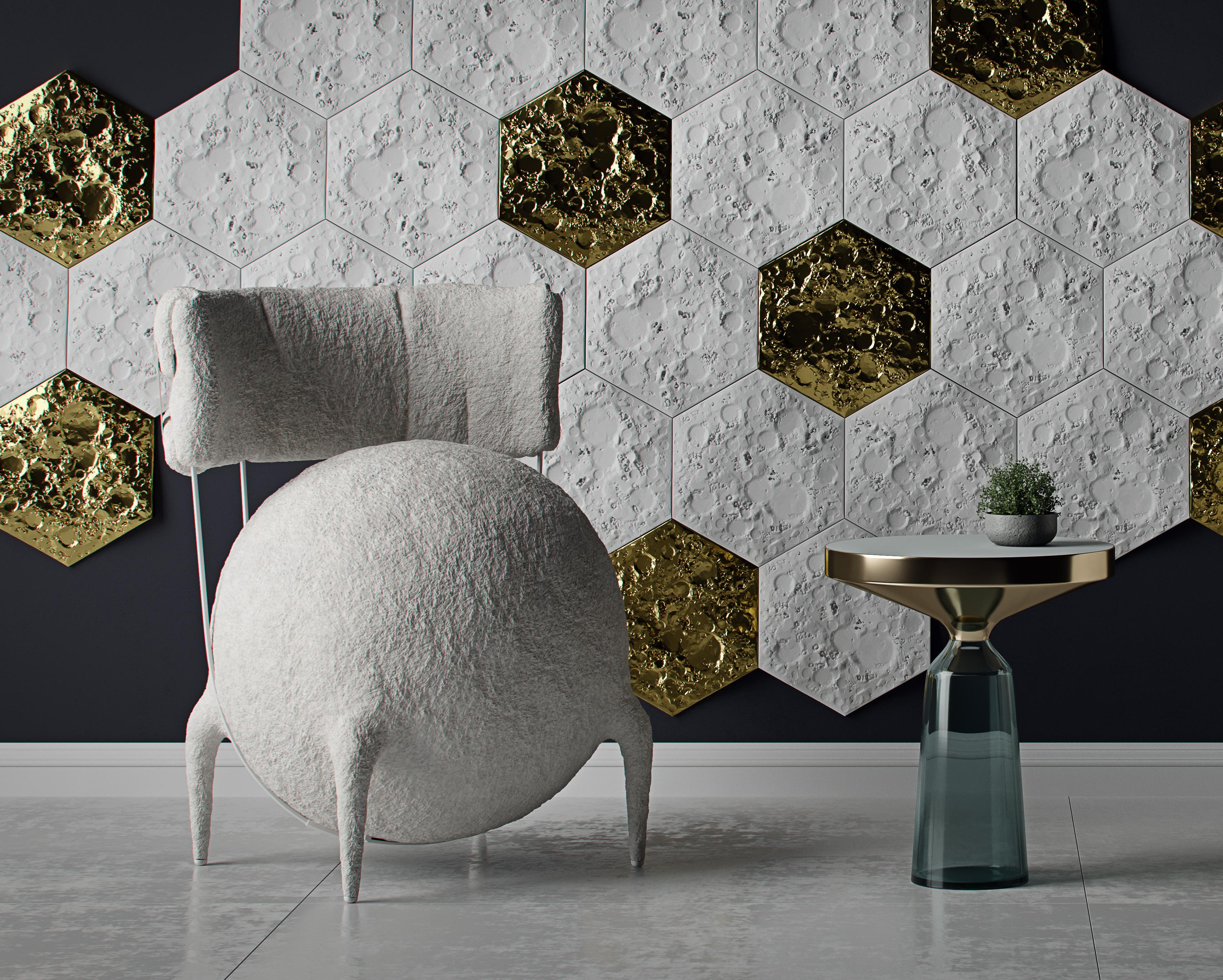Contemporary Limited Edition Holz & Filz Designer Wohnzimmersessel Lymphochair (21. Jahrhundert und zeitgenössisch) im Angebot
