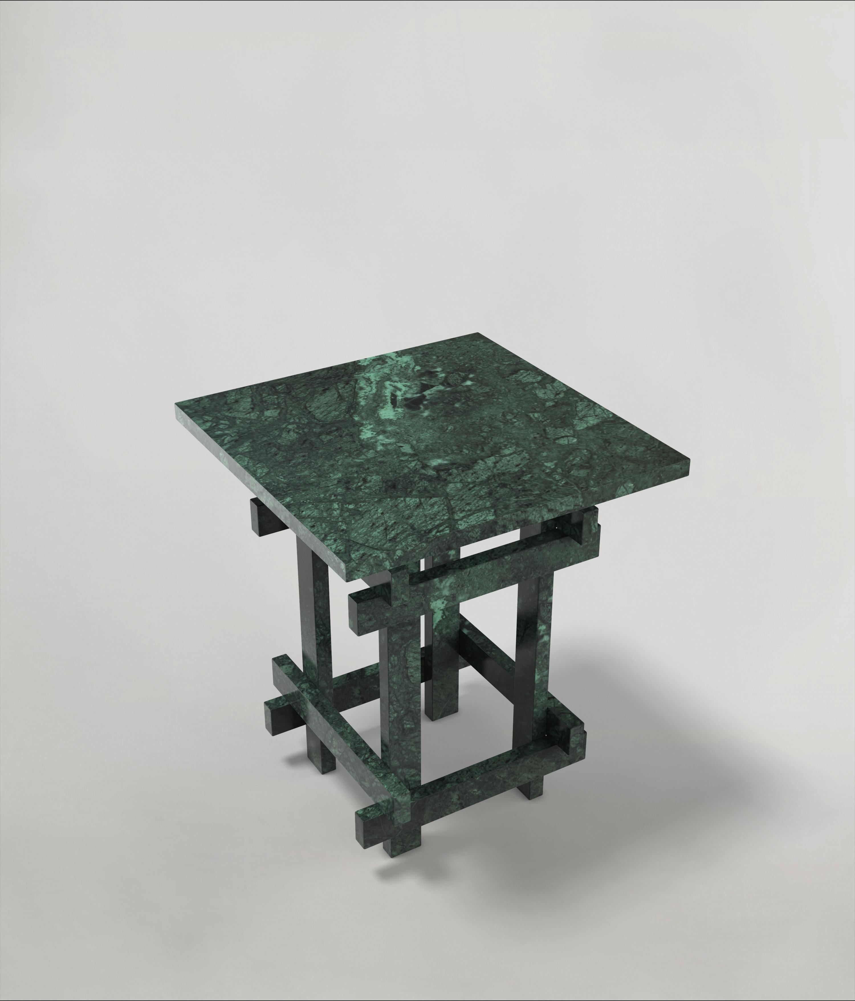 Contemporary LimitedEdition Green Marble Table, Paranoid V1 by Edizione Limitata For Sale 2