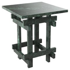 Contemporary LimitedEdition Green Marble Table, Paranoid V1 by Edizione Limitata