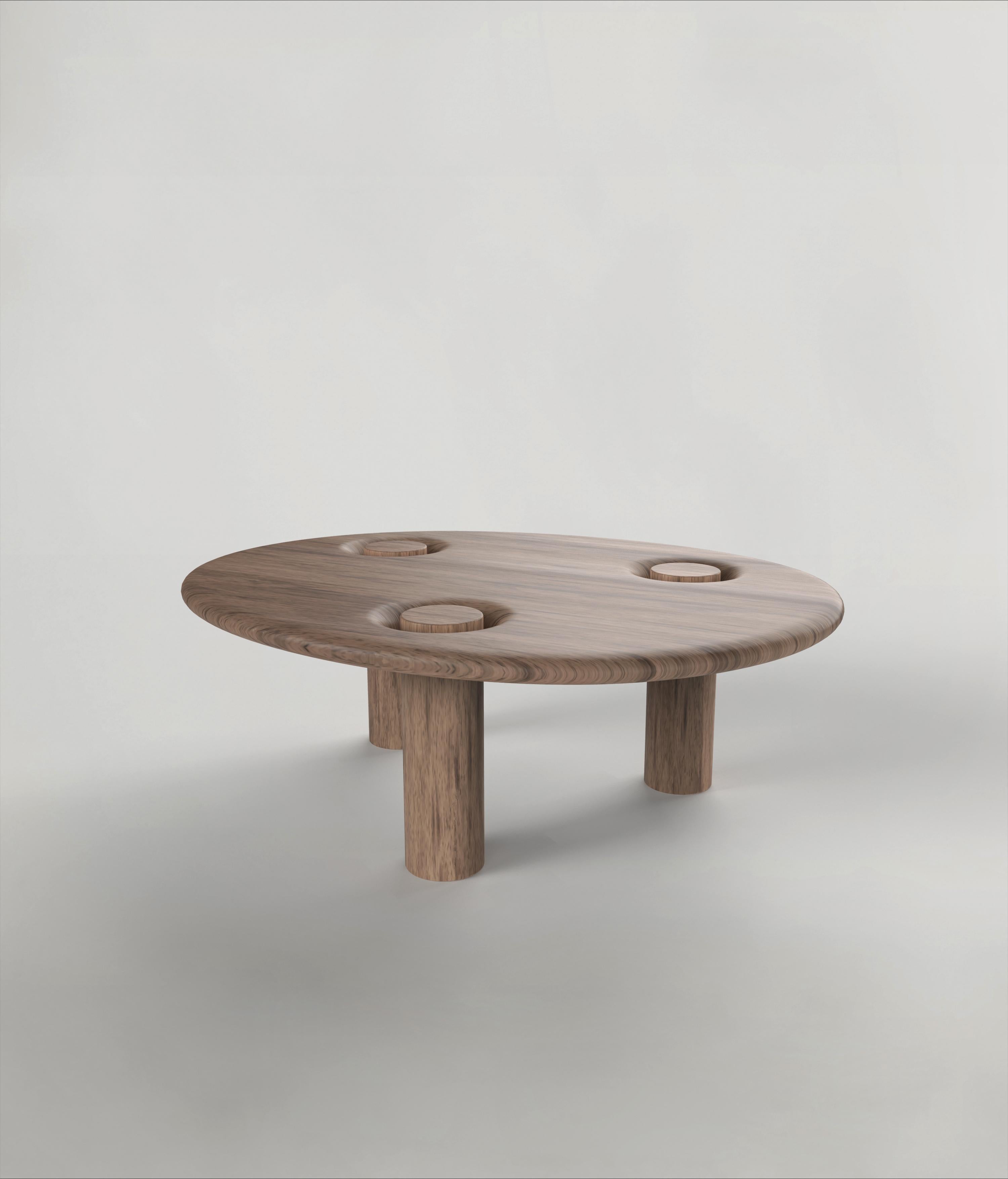 Italian Contemporary LimitedEdition Signed Wood Low Table, Asido V1 by Edizione Limitata For Sale
