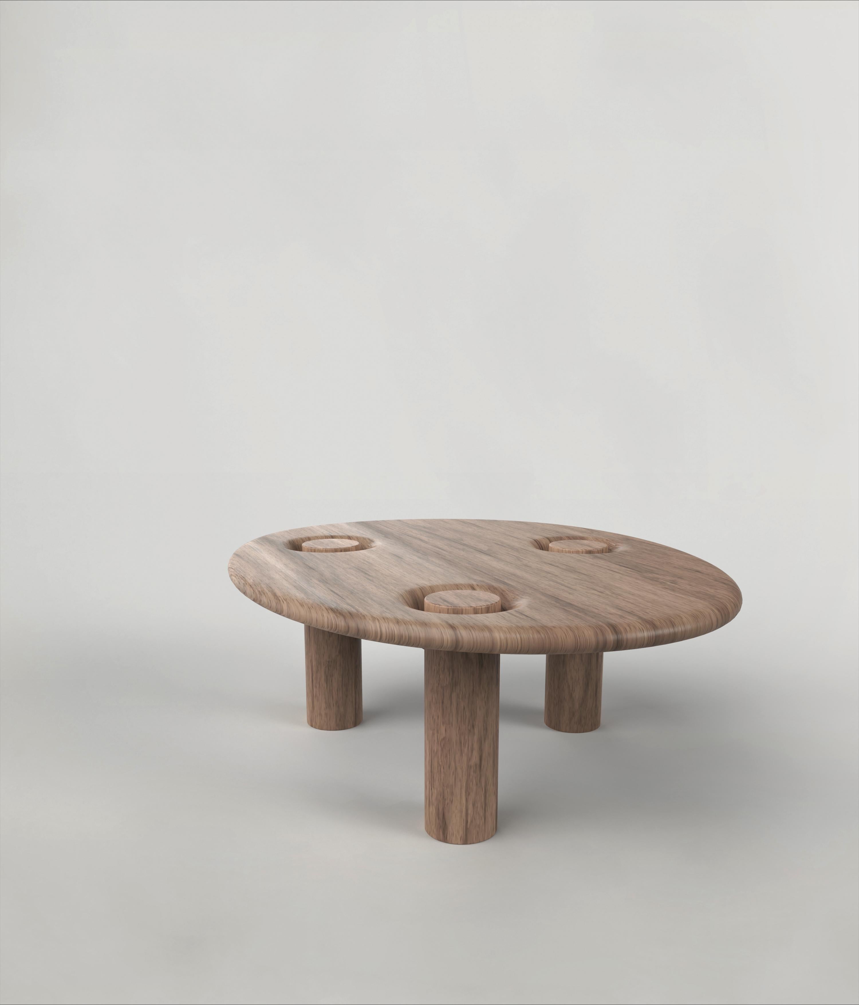 Ash Contemporary LimitedEdition Signed Wood Low Table, Asido V1 by Edizione Limitata For Sale