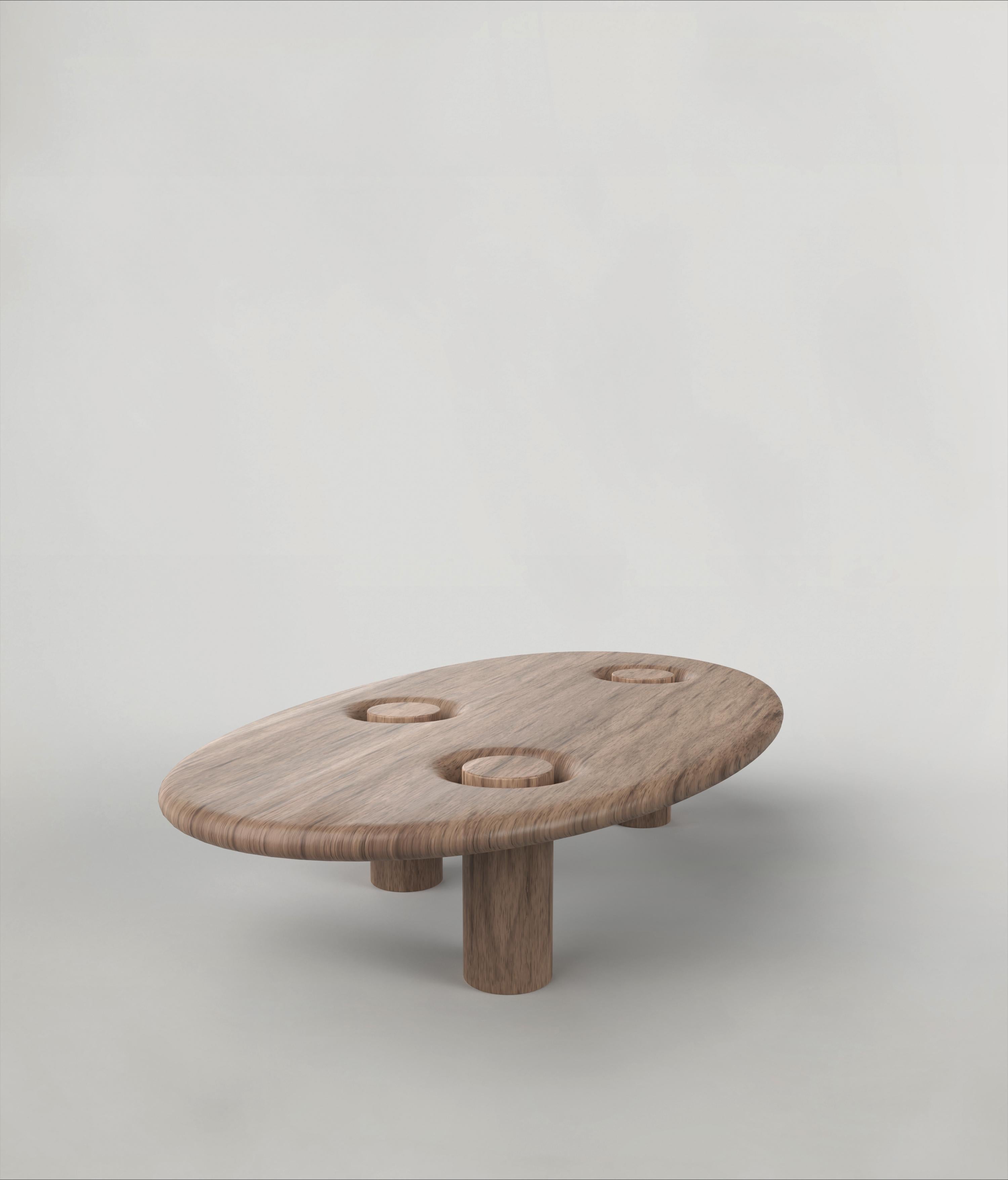 Contemporary LimitedEdition Signed Wood Low Table, Asido V2 by Edizione Limitata For Sale 1