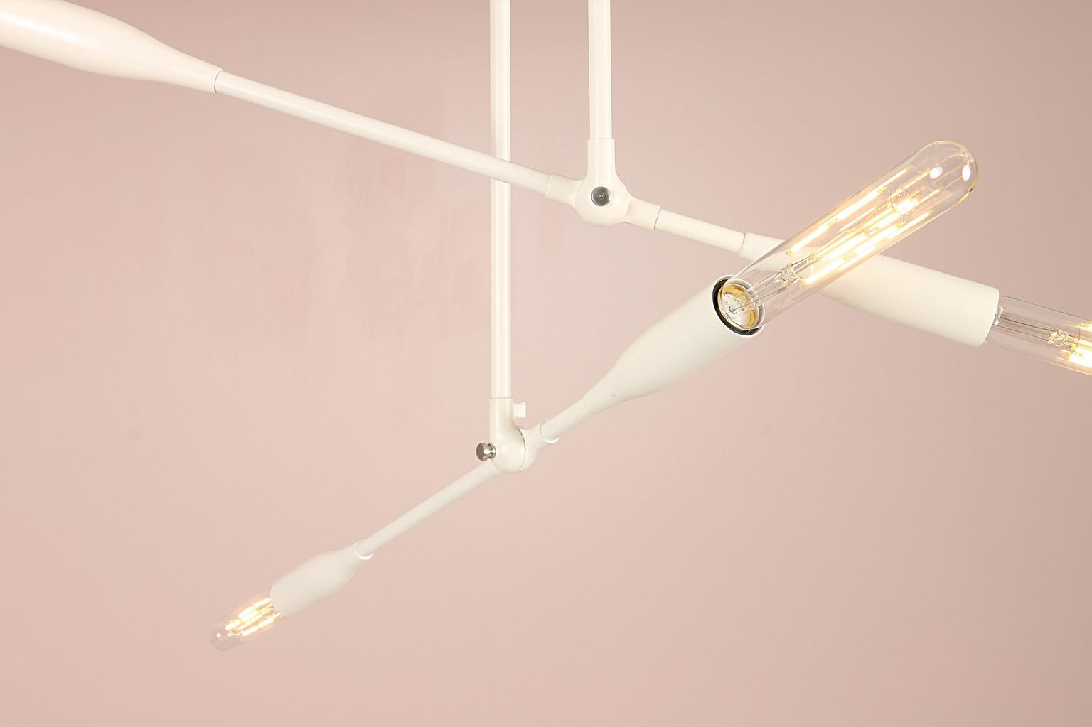 Contemporary Linear Thia Duo Light in Schwarzem Mohn von Studio Dunn (amerikanisch) im Angebot