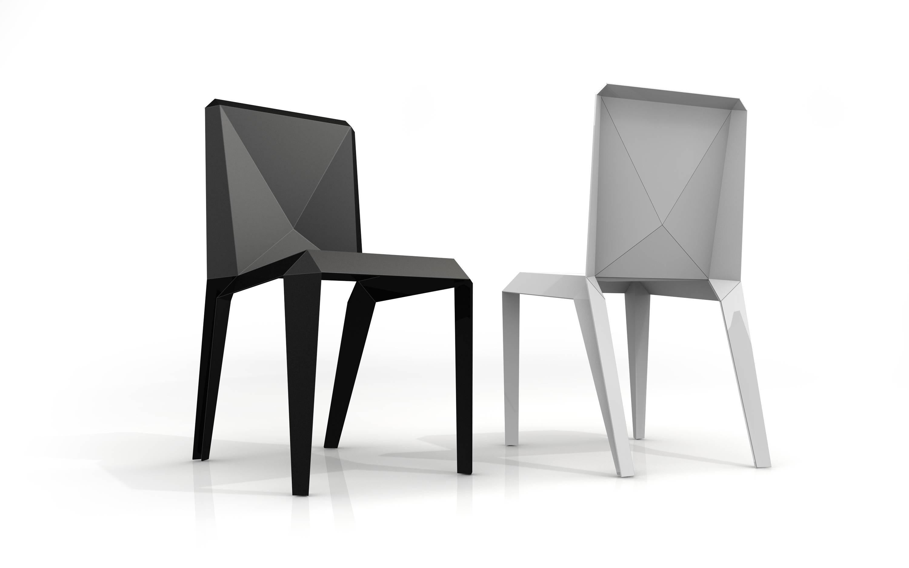 Contemporary Lingotto Chair in Aluminium by Altreforme For Sale 2