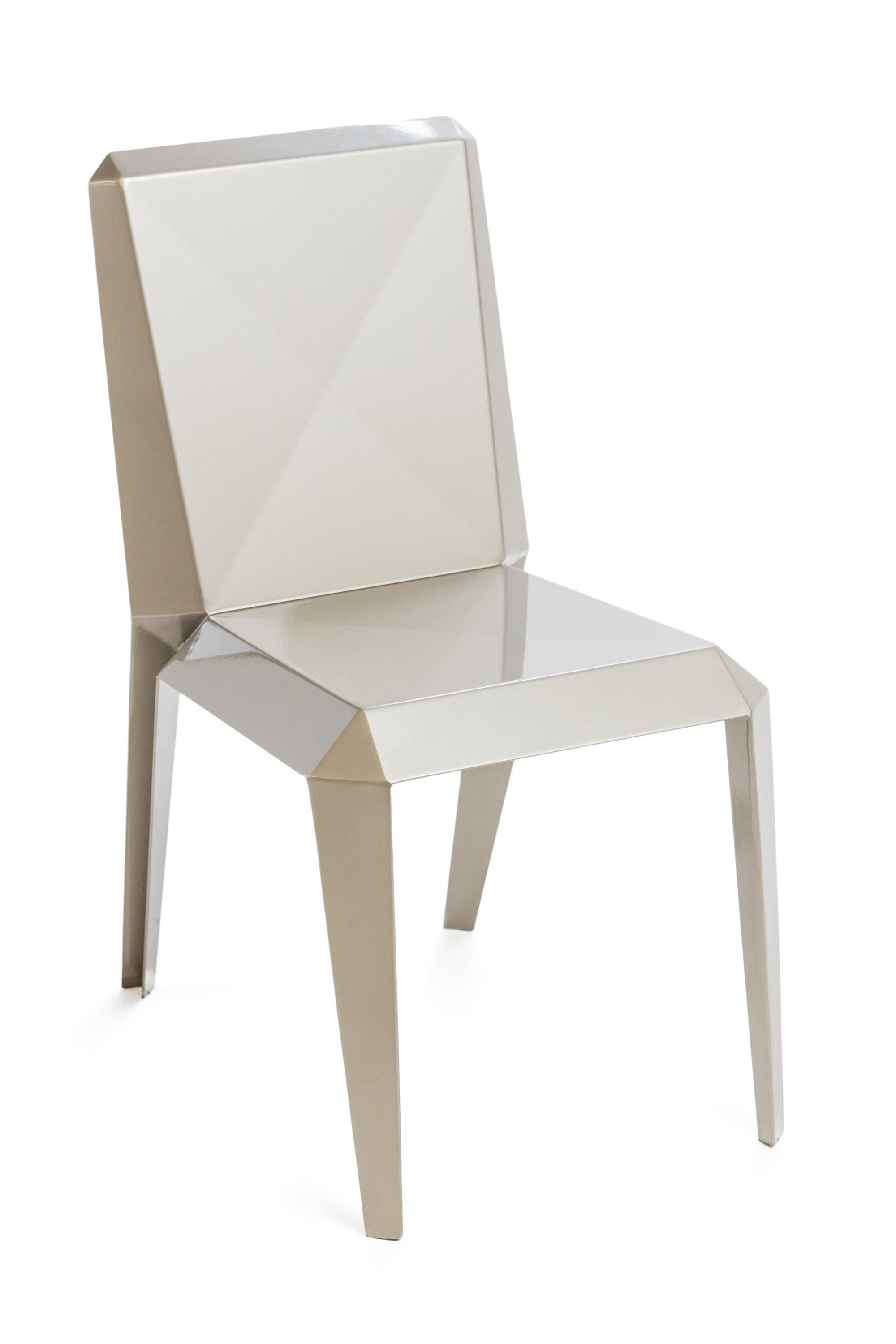 Modern Contemporary Lingotto Chair in Aluminium by Altreforme For Sale