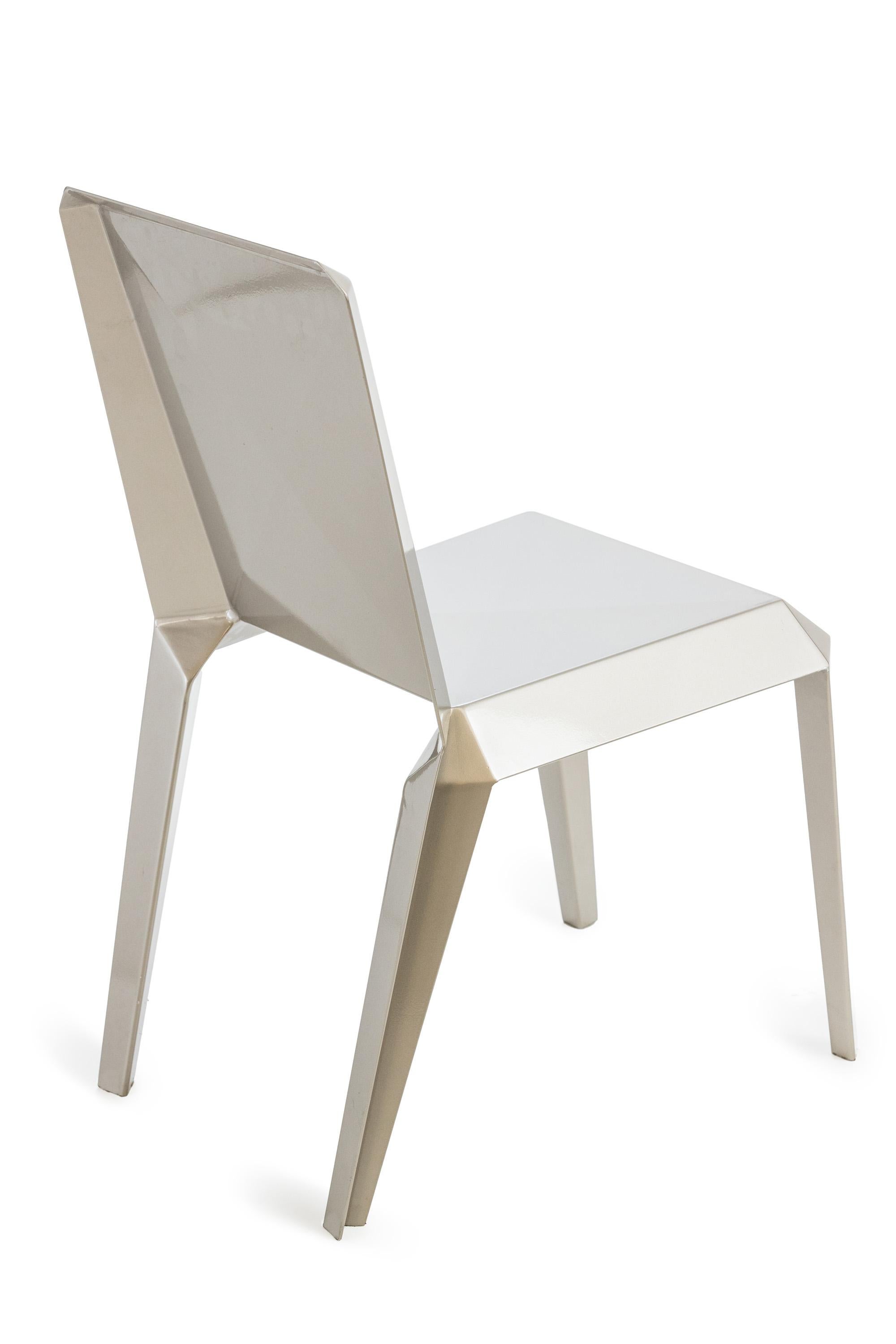 Italian Contemporary Lingotto Chair in Aluminium by Altreforme For Sale