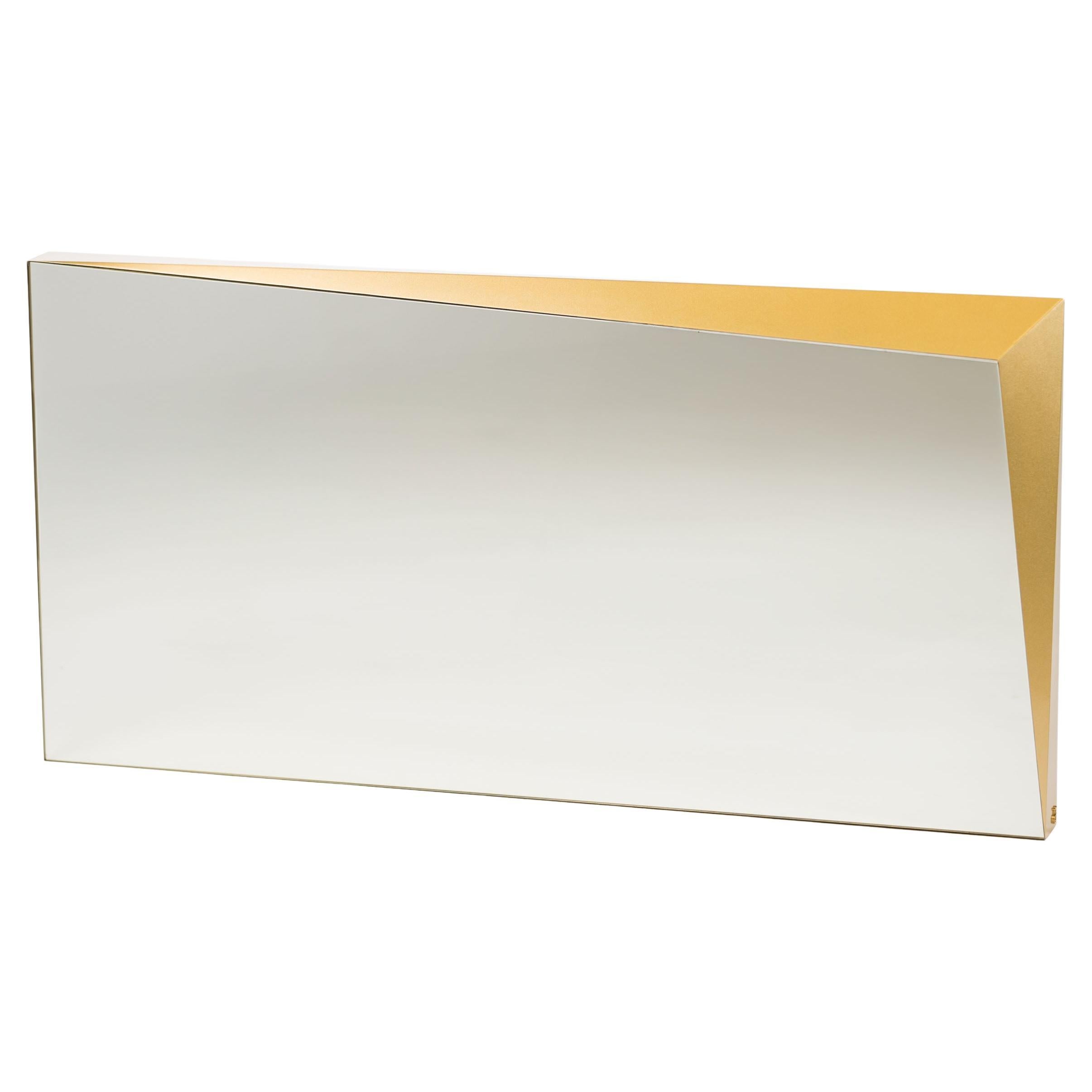 Miroir Lingotto contemporain en aluminium par Altreforme