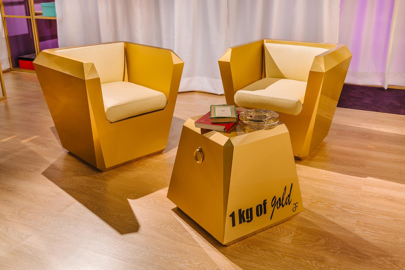 Italian Contemporary Lingotto Armchair in Aluminium by Altreforme For Sale