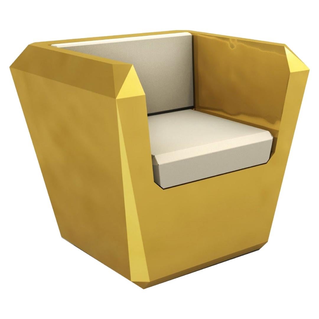 Contemporary Lingotto Armchair in Aluminium by Altreforme For Sale