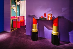 Contemporary Lipsticks Console in Aluminium by Altreforme