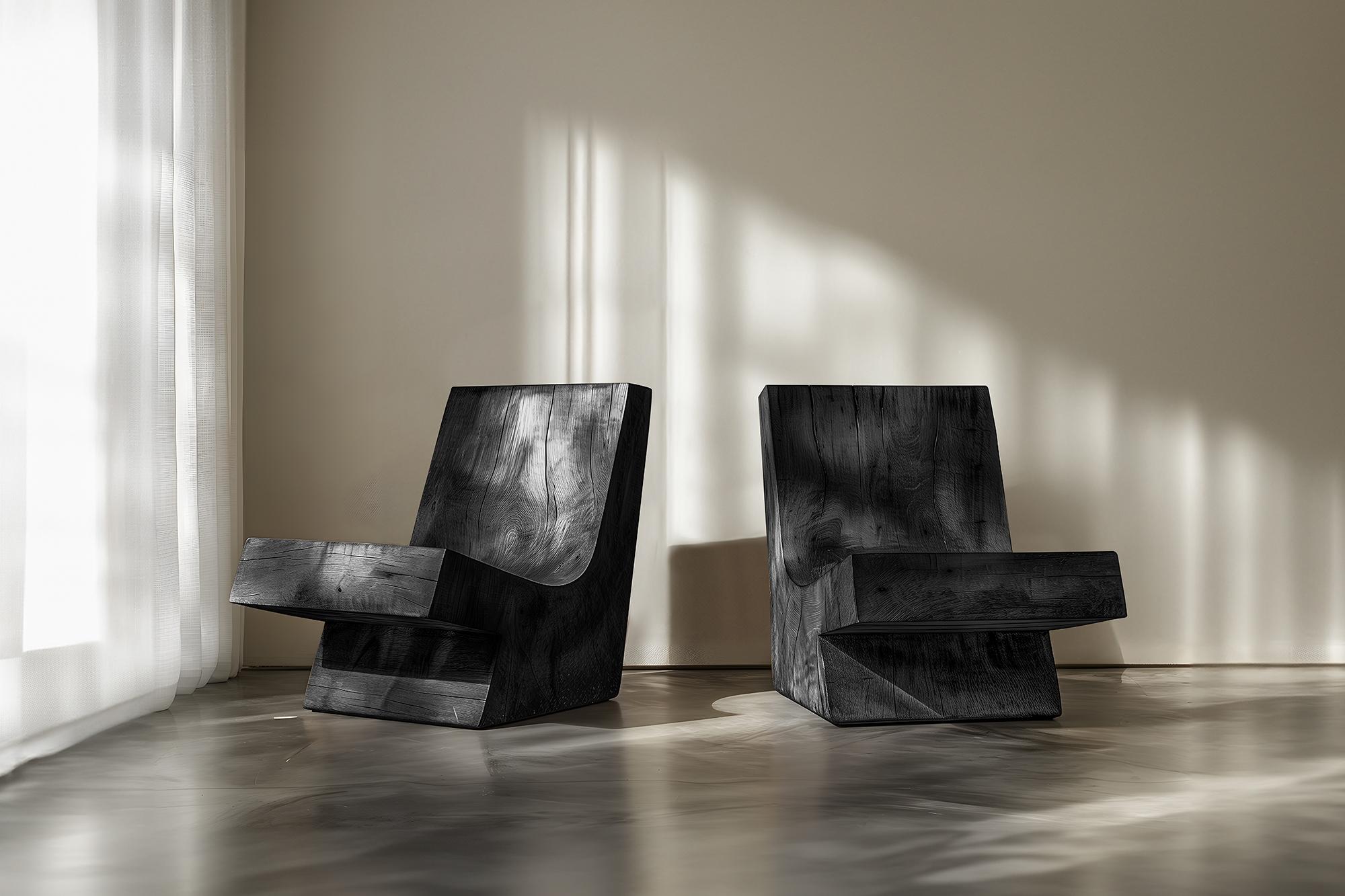 Contemporary Lobby Chair Schlankes Design Muted von Joel Escalona No03 im Angebot 3
