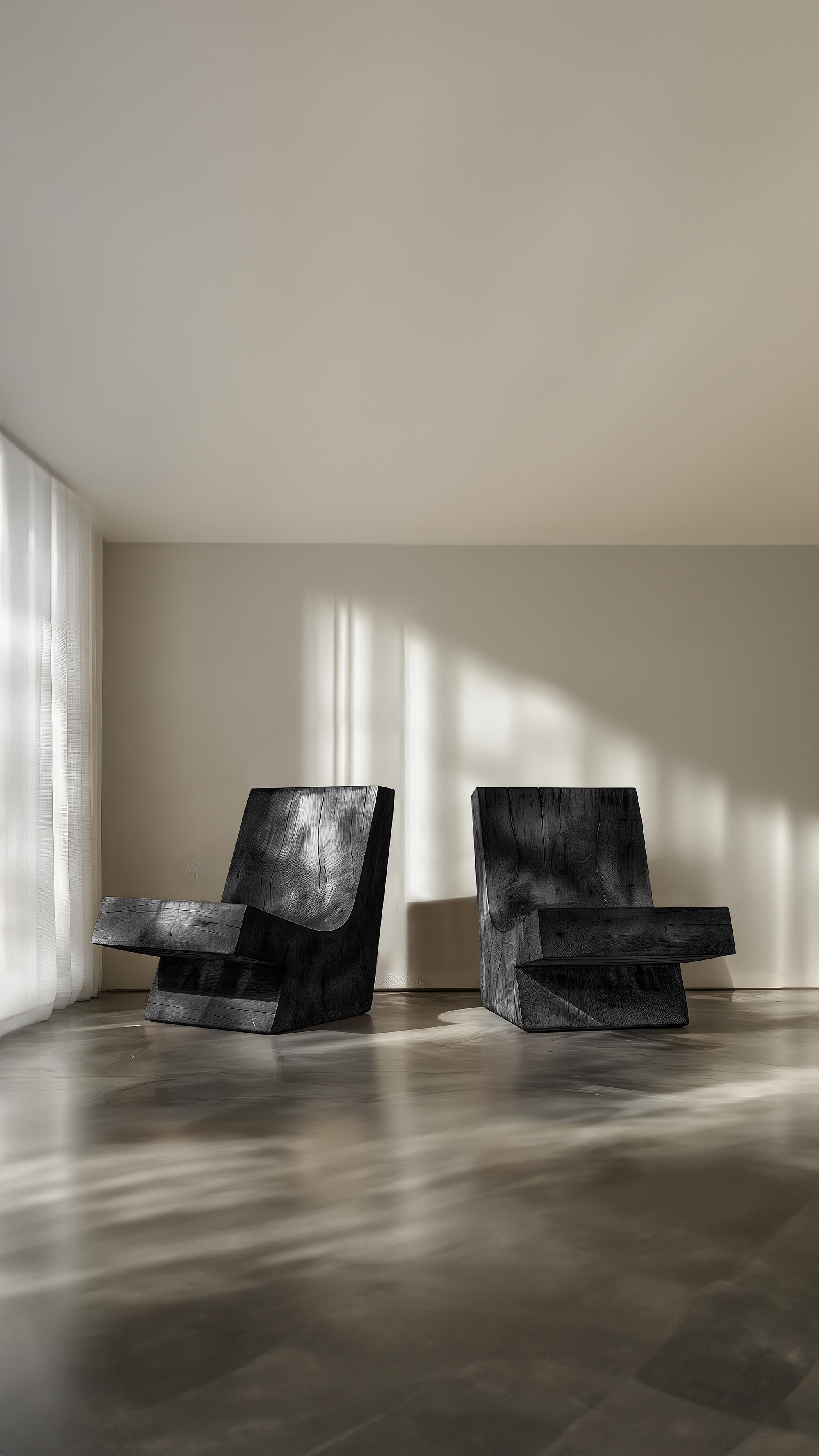 Contemporary Lobby Chair Schlankes Design Muted von Joel Escalona No03 im Angebot 6