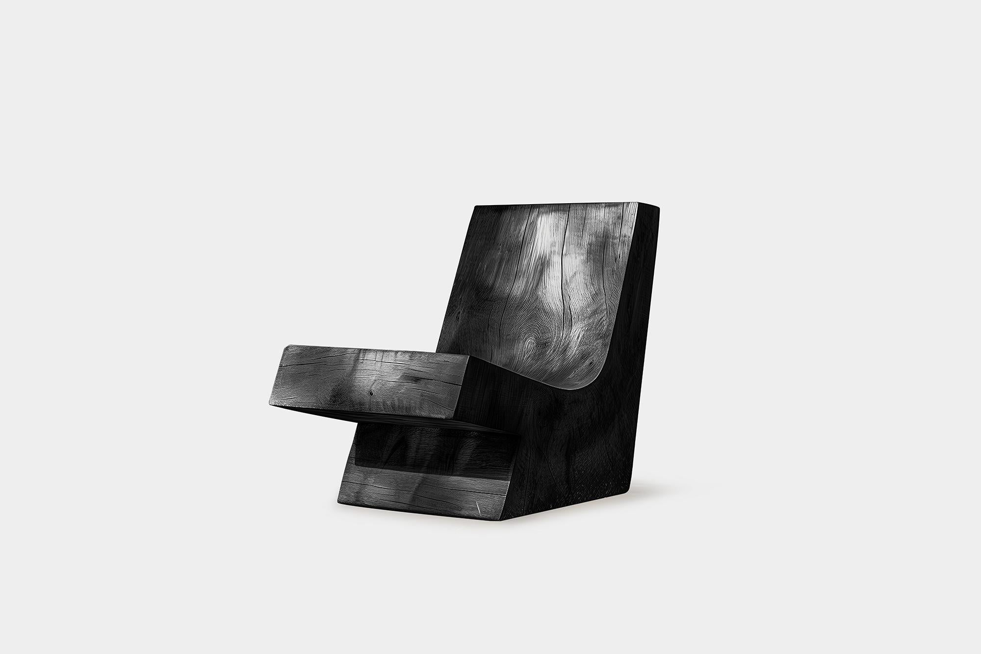 Bois de feuillus Chaise de lobby contemporaine Sleek Design Muted by Joel Escalona No03 en vente