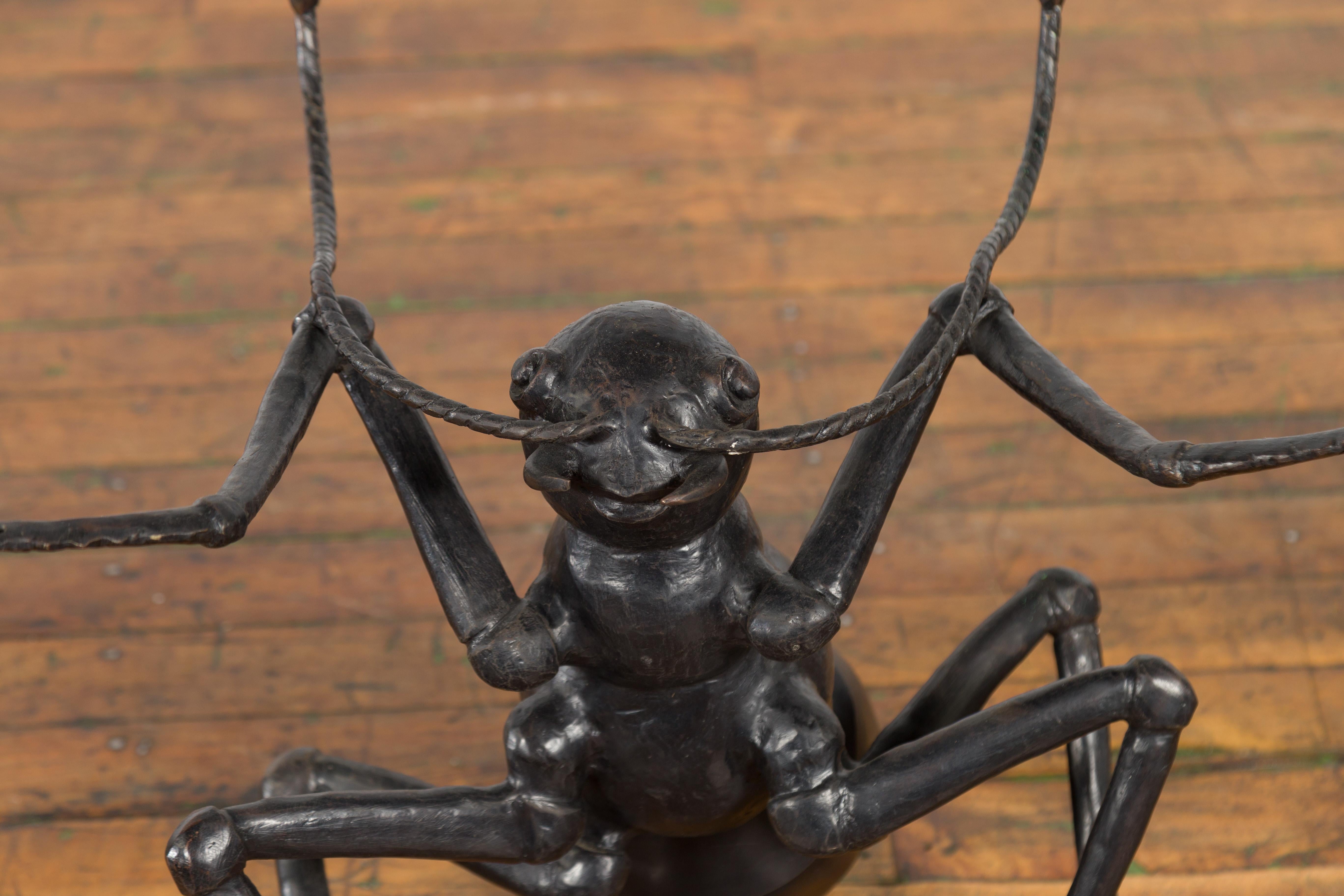 Contemporary Lost Wax Cast Bronze Ant Coffee Table Base Sculpture 4