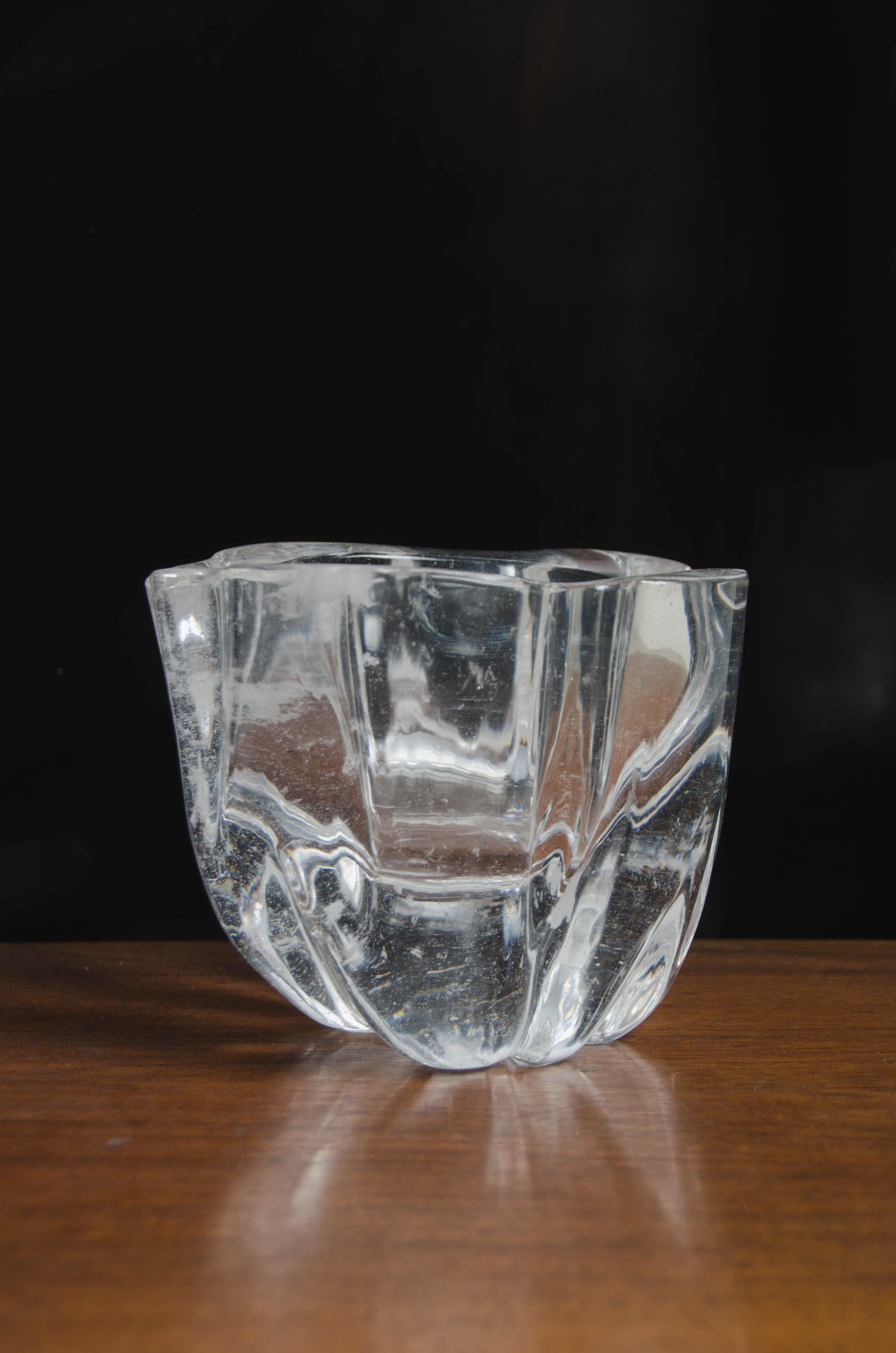 Lotus Pod Bowl
Crystal
Hand Crystal
Limited Edition
Each piece is individually crafted and is unique. 

