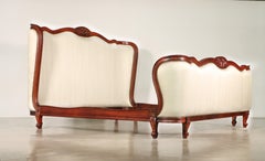 Contemporary Louis XV Style King Bed with Custom Carving from Costantini