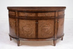Louis XVI Demilune Marquetry Buffet