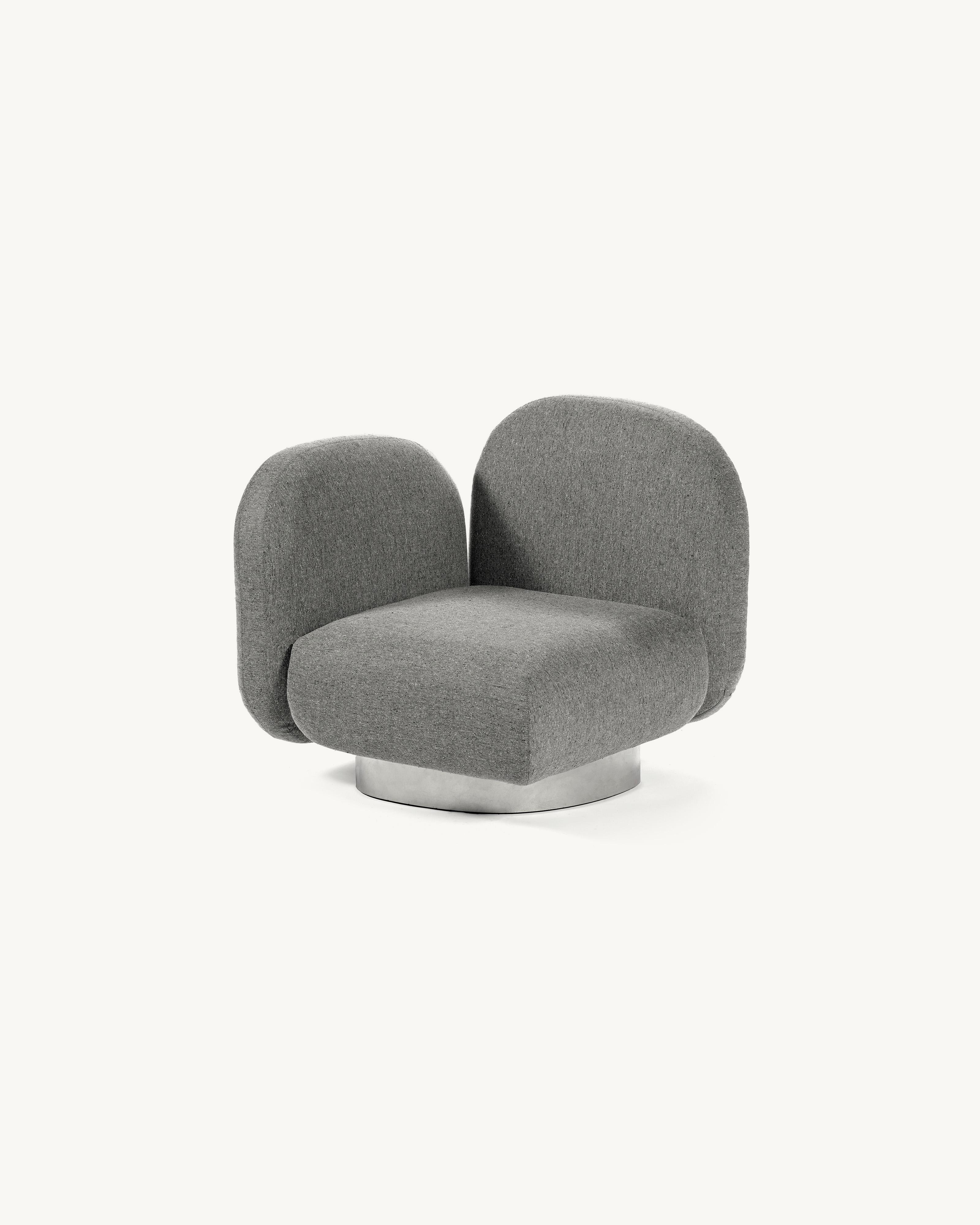Contemporary Lounge Chair 'Assemble' by Destroyers/Builders, Sand For Sale 7