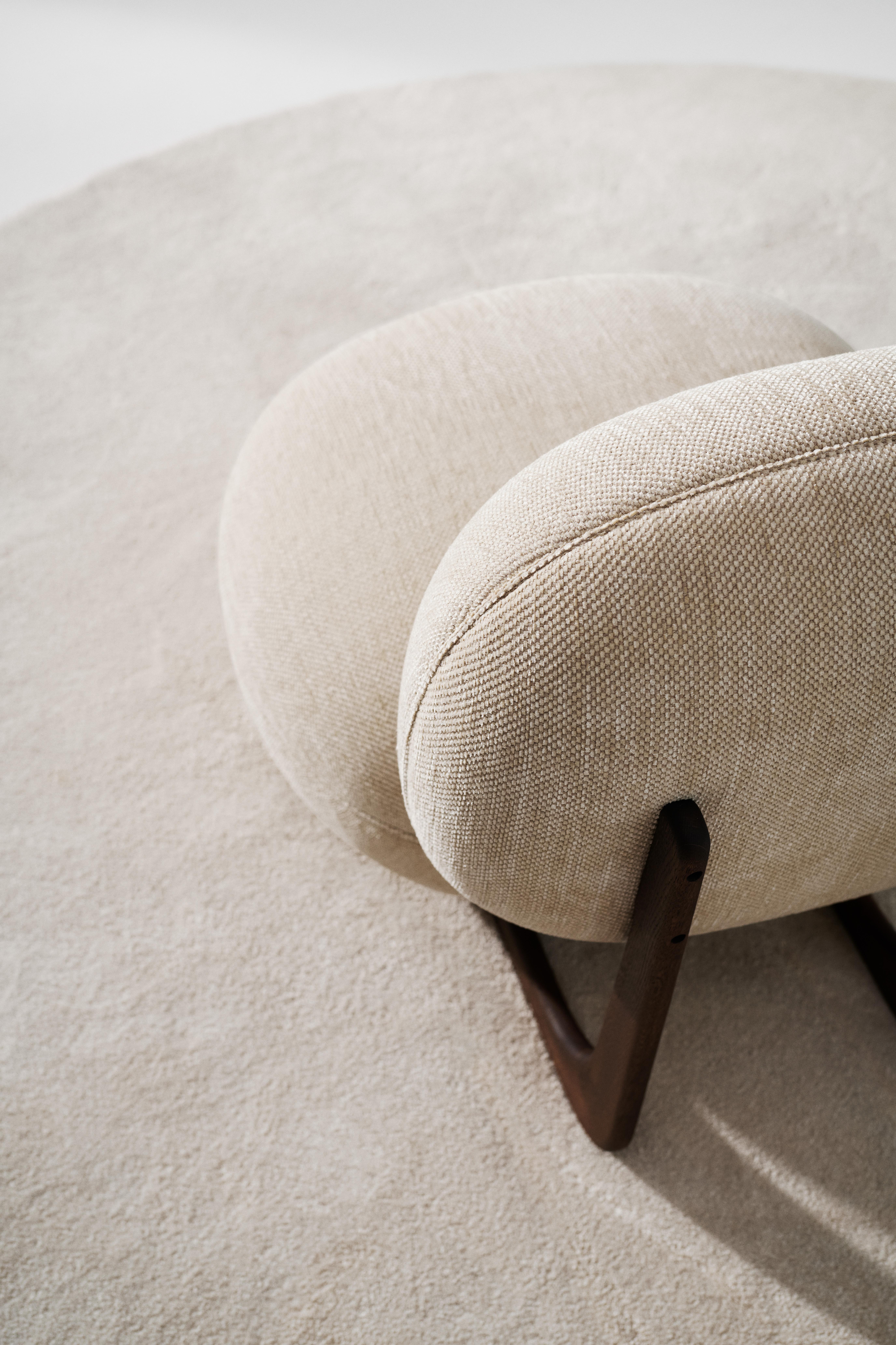 Sedia da salotto contemporanea 'Cooper' di Norr11, Struttura in acciaio, Fabrice in vendita 4