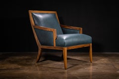 Sedia da salotto Contemporary in Wood e pelle di Costantini, Belgrano, In magazzino