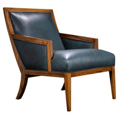 Sedia da salotto Contemporary in Wood e pelle di Costantini, Belgrano, In magazzino
