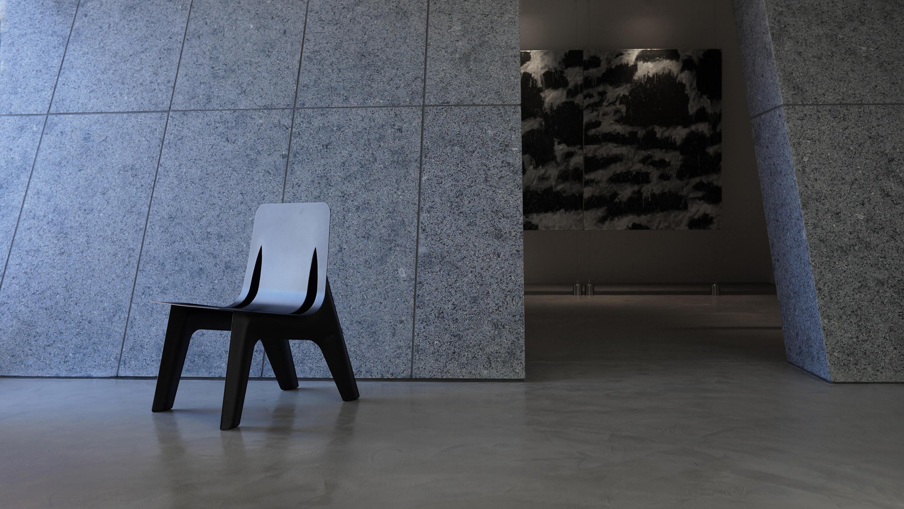 Contemporary Lounge Chair 'J-Chair' von Zieta, Alumium im Angebot 4