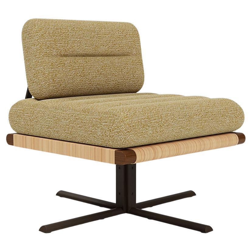 Contemporary Lounge Chair 'La Rambla' by Man of Parts, Sahco, Safire col.016