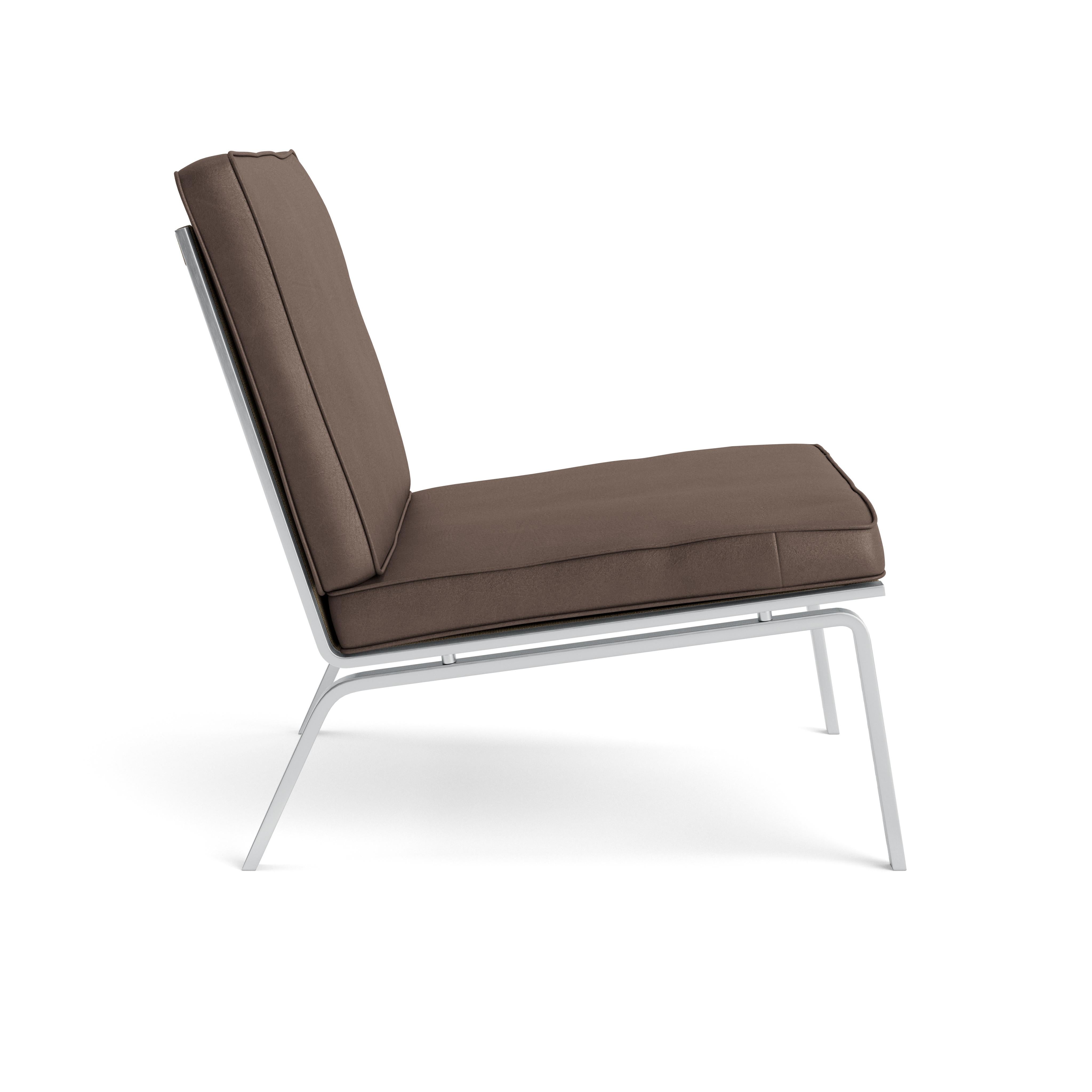 Contemporary Lounge Chair 'MAN' by Norr11, Dunes, Brown In New Condition For Sale In Paris, FR