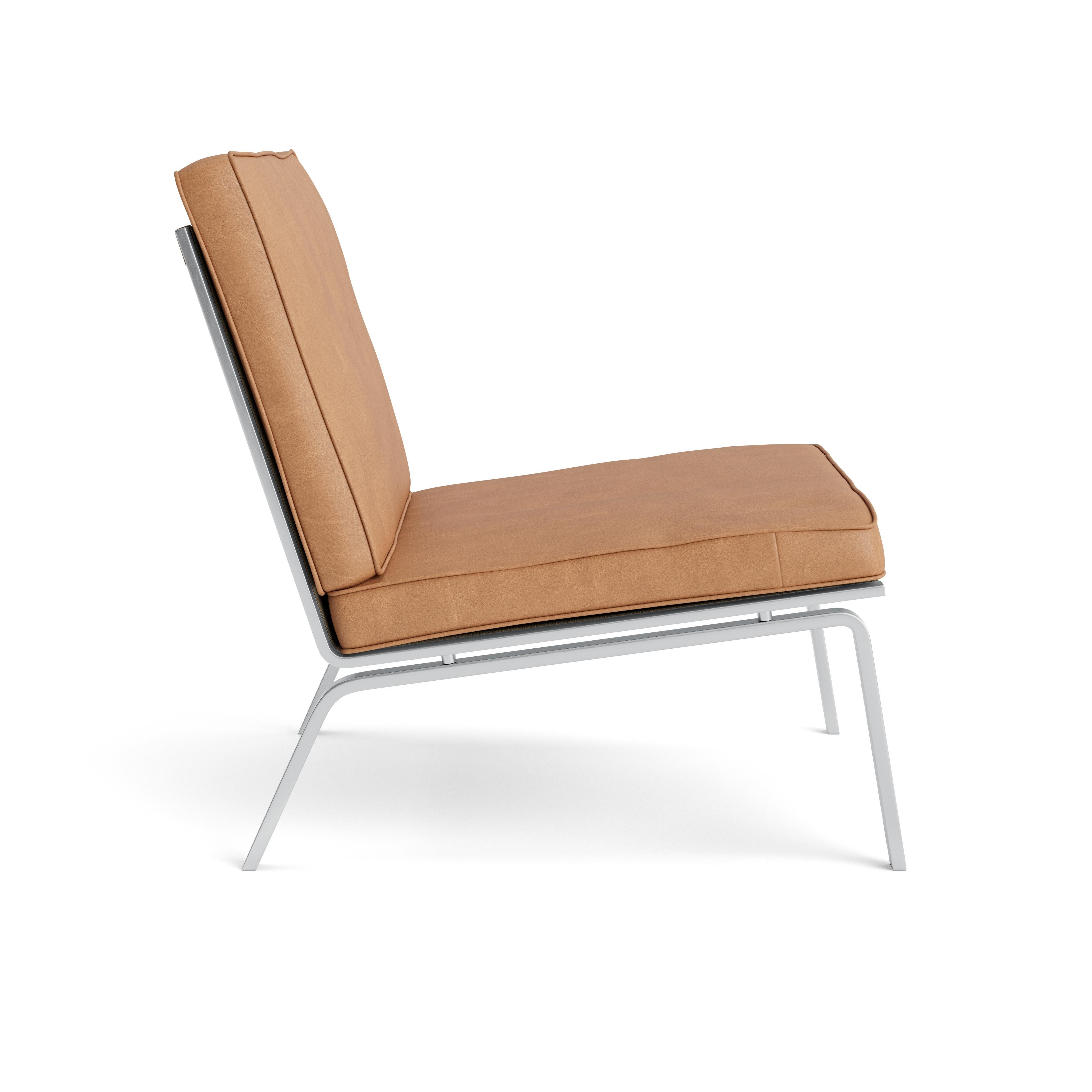Organic Modern Contemporary Lounge Chair 'MAN' by Norr11, Dunes, Camel For Sale