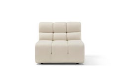Contemporary Lounge Chair 'Palmo' by Amura Lab, White, Fibris 03