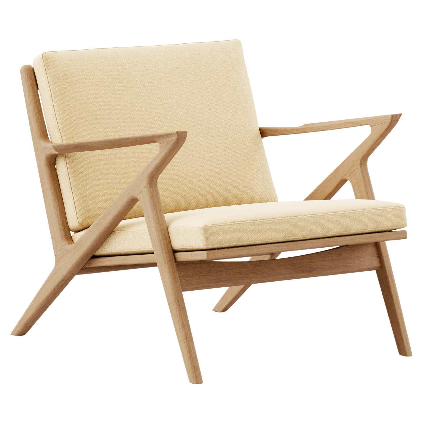 Sedia da salotto contemporanea 'Z-Chair' di DK3, Oil Oak, Balmoral 02
