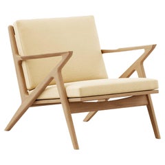 Sedia da salotto contemporanea 'Z-Chair' di DK3, Oil Oak, Balmoral 02