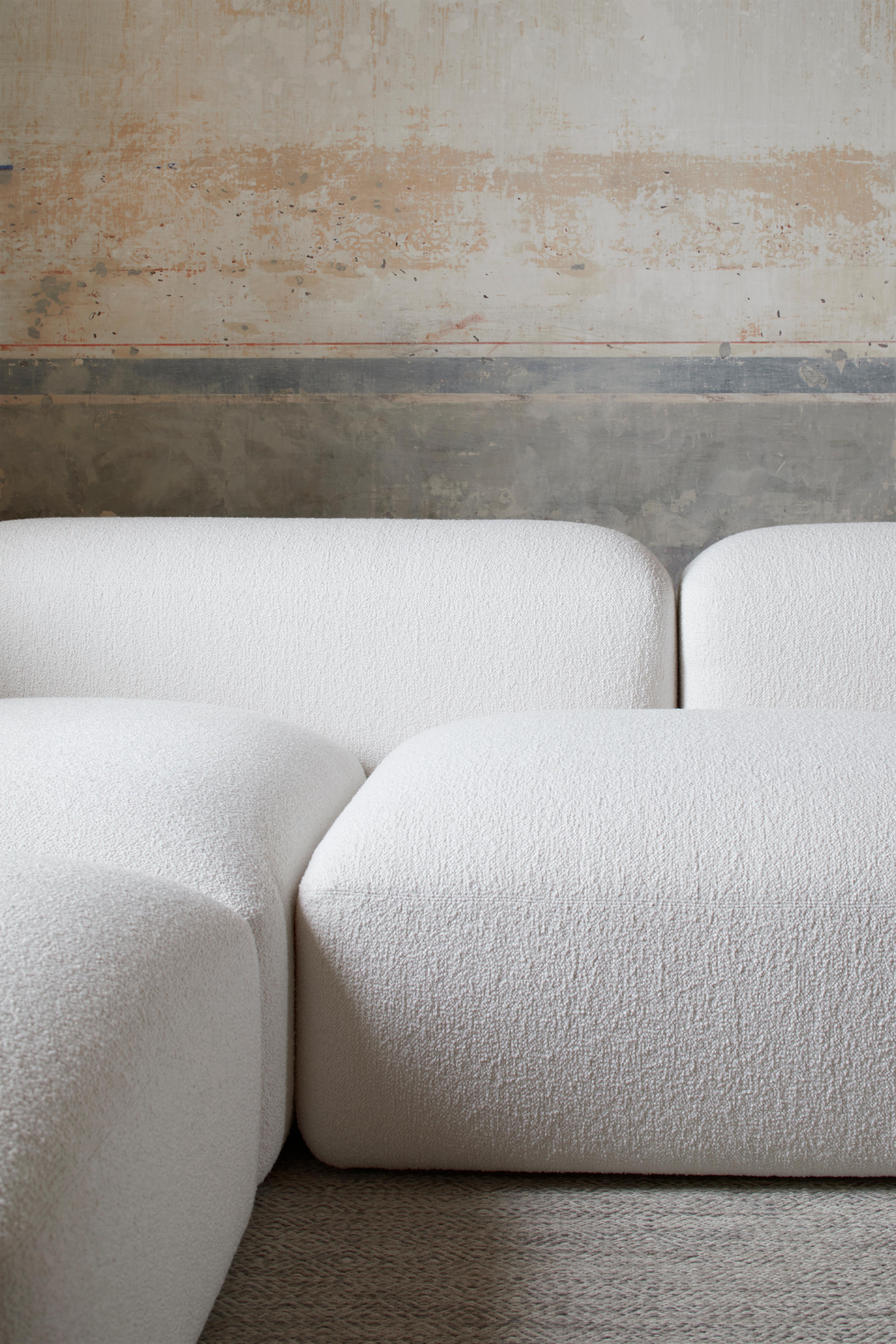 Organic Modern Contemporary Lounge Sofa 'Lapis' Model E019 'in Stock' For Sale