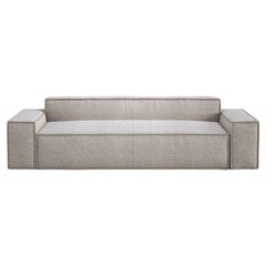 Sofá Loveseat Contemporáneo 'Davis' Modelo 060, Brera 850, Blanco 01
