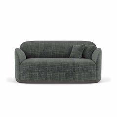 Contemporary Loveseat 'Unio' by Poiat, Chivasso Yang 95 Fabric