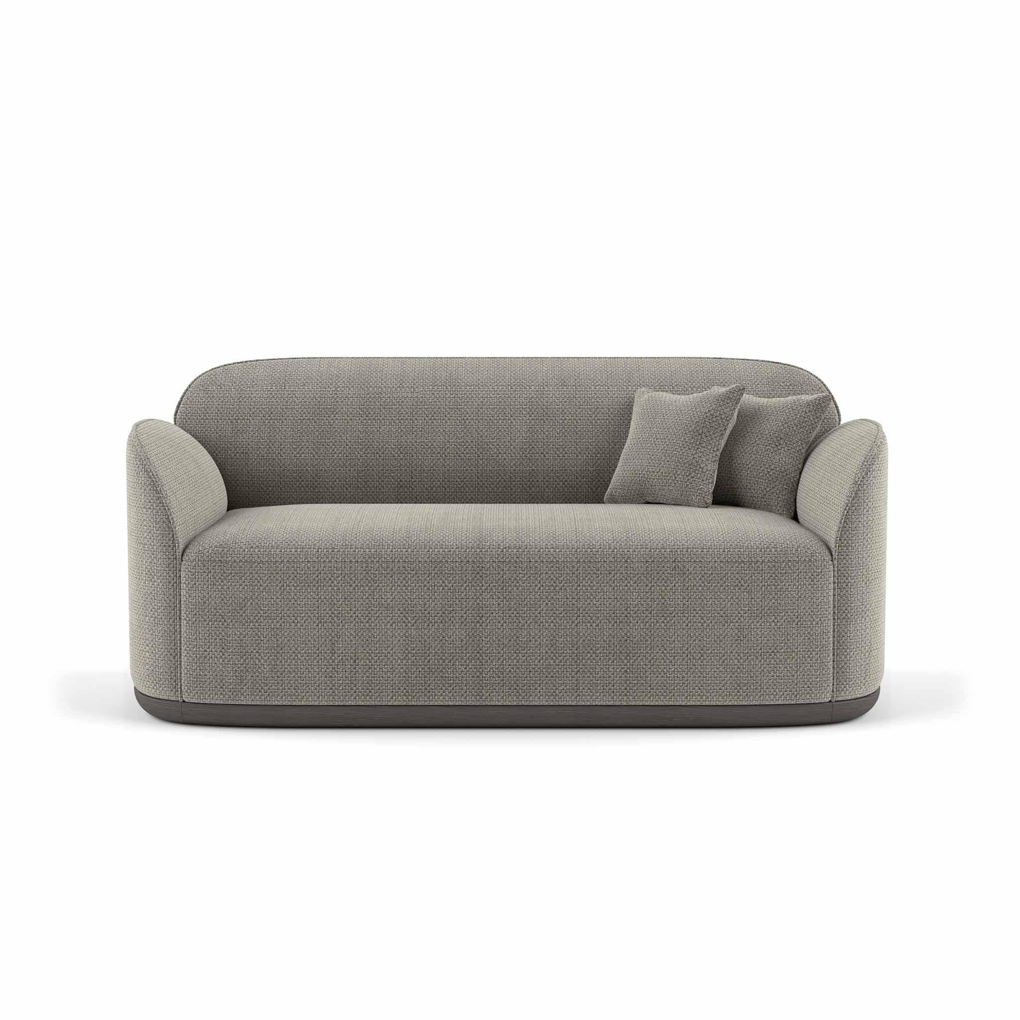 Contemporary Loveseat 'Unio' by Poiat, Fabric Hanoi 04 by Pierre Frey For Sale 2