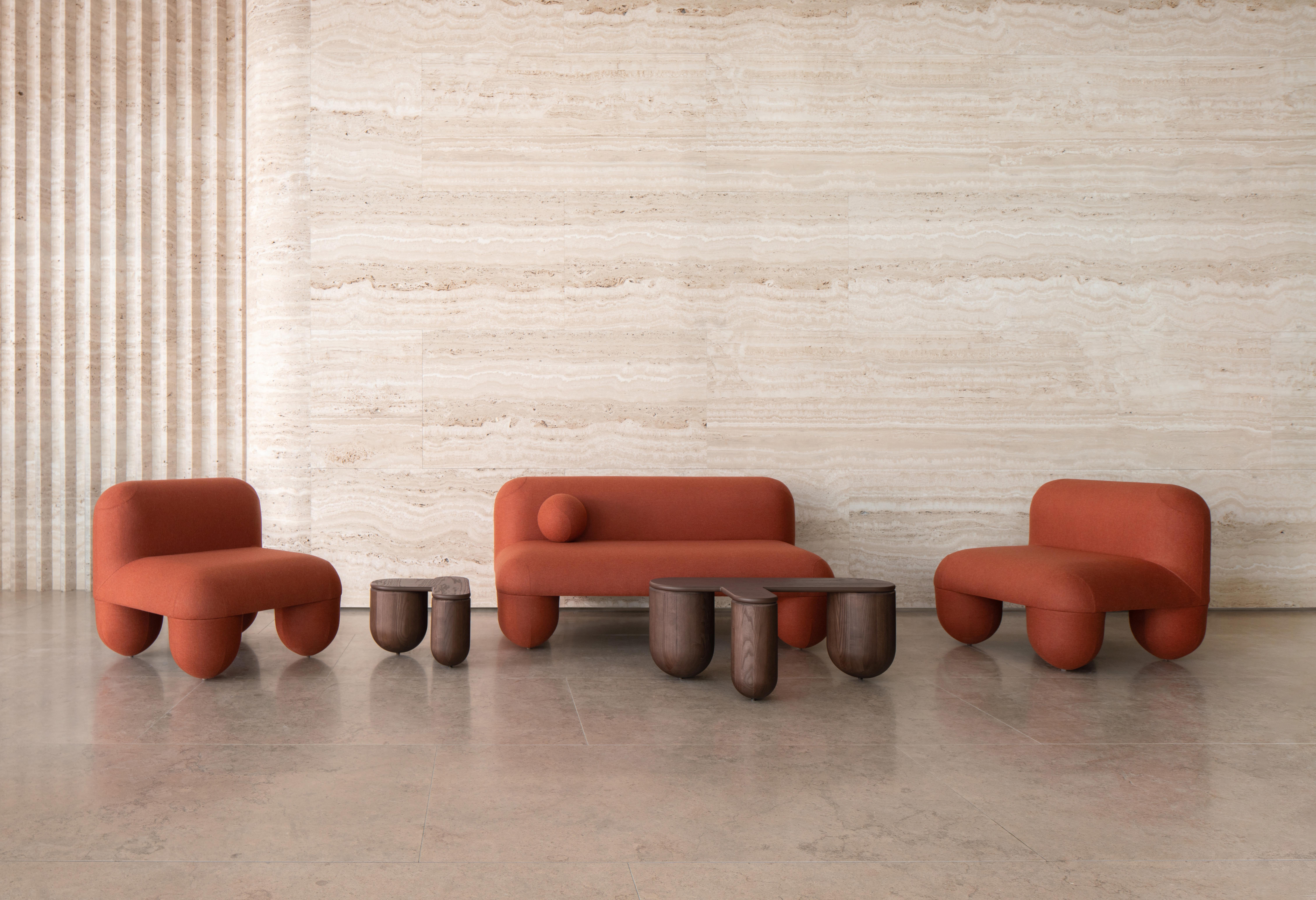 Silla baja contemporánea 
