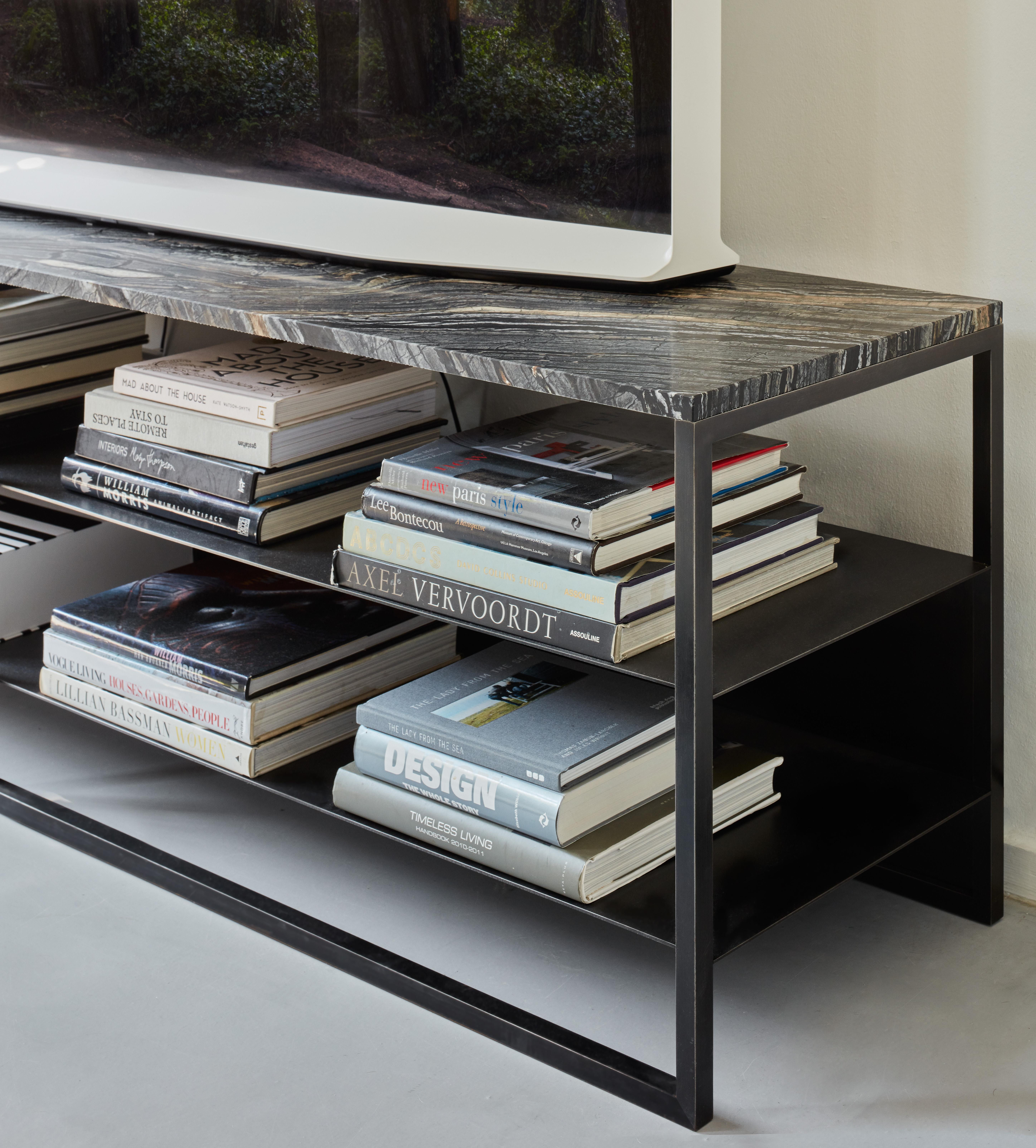 modern low console table