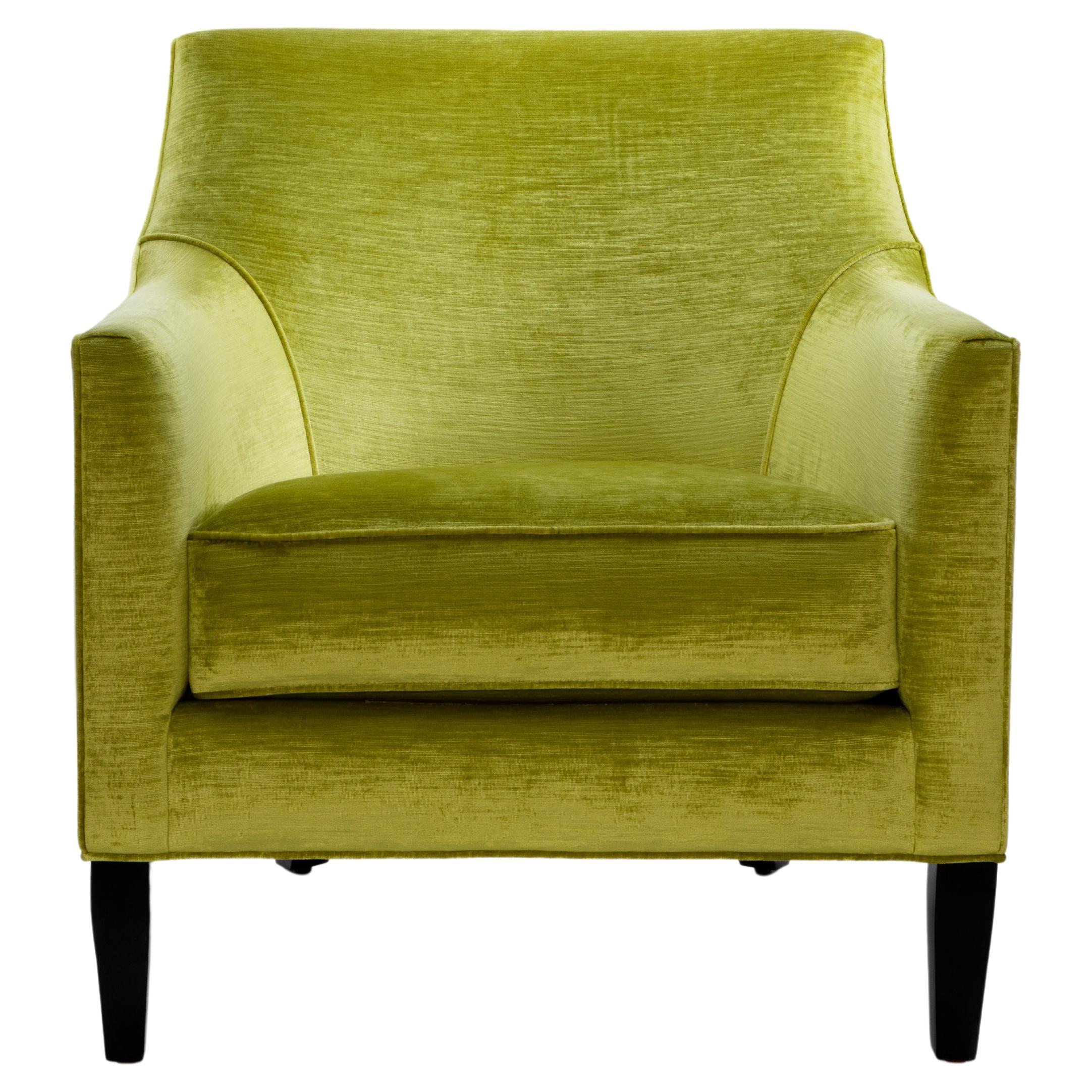 Contemporary Lucia Armchair Handcrafted by James by Jimmy Delaurentis