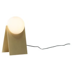 Contemporary Luna Lamp in Brass 