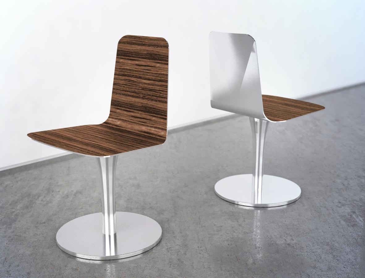 Modern Contemporary Luwan Chair in Aluminium by Altreforme For Sale