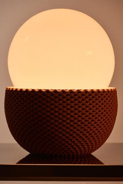 Contemporary Lychee Lamp - Terracotta - by MIOS