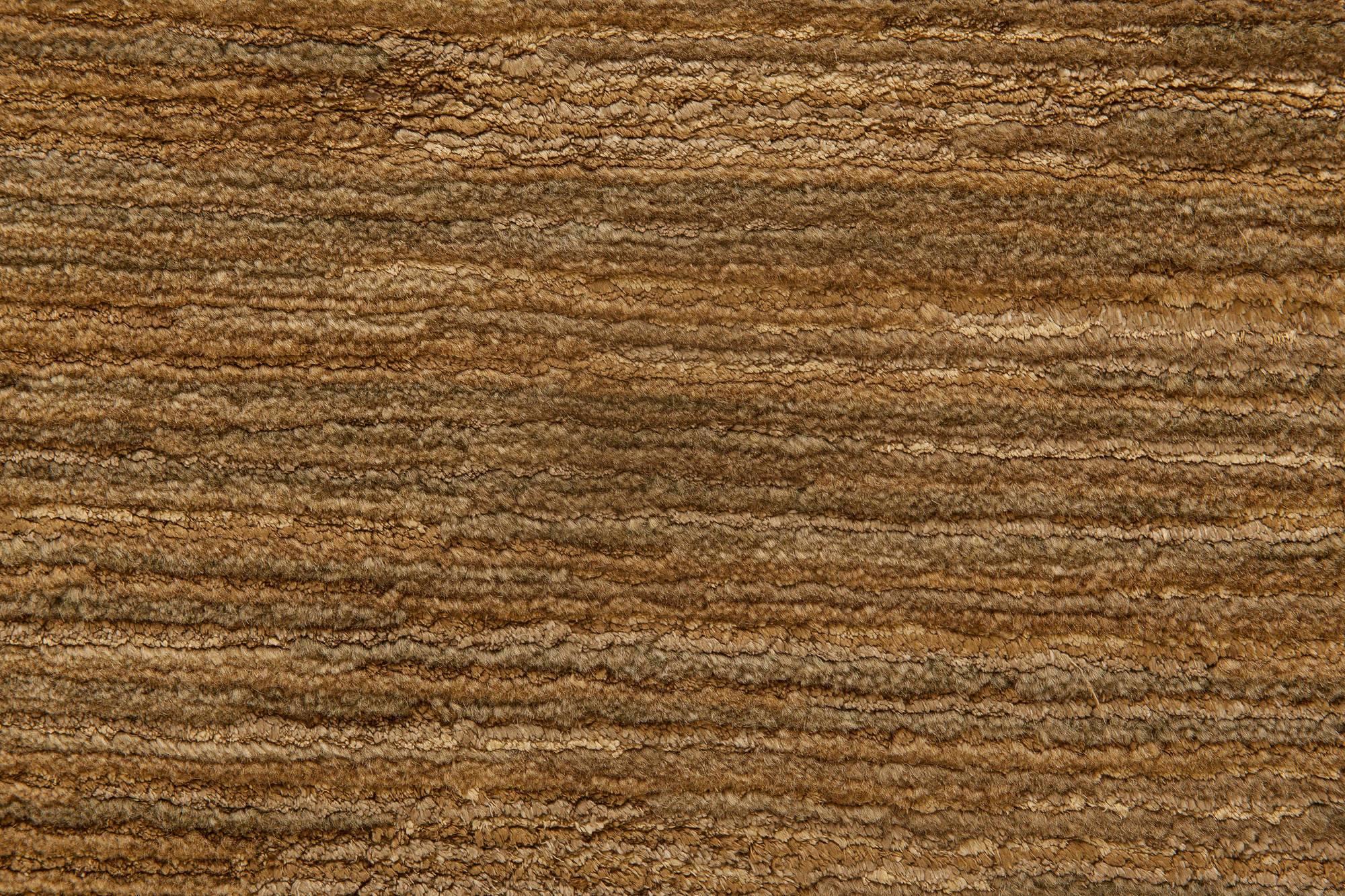 Contemporary M Group design brown handmade rug by Doris Leslie Blau
Size: 8'0