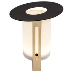 Contemporary m2kr Shine Table Lamp, Structure in Gold Galavanized Steel, 2018