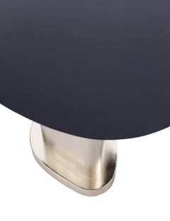 Contemporary m2kr Twin 2 Low Table in Wood and Steel Galvanized with Gold, 2017