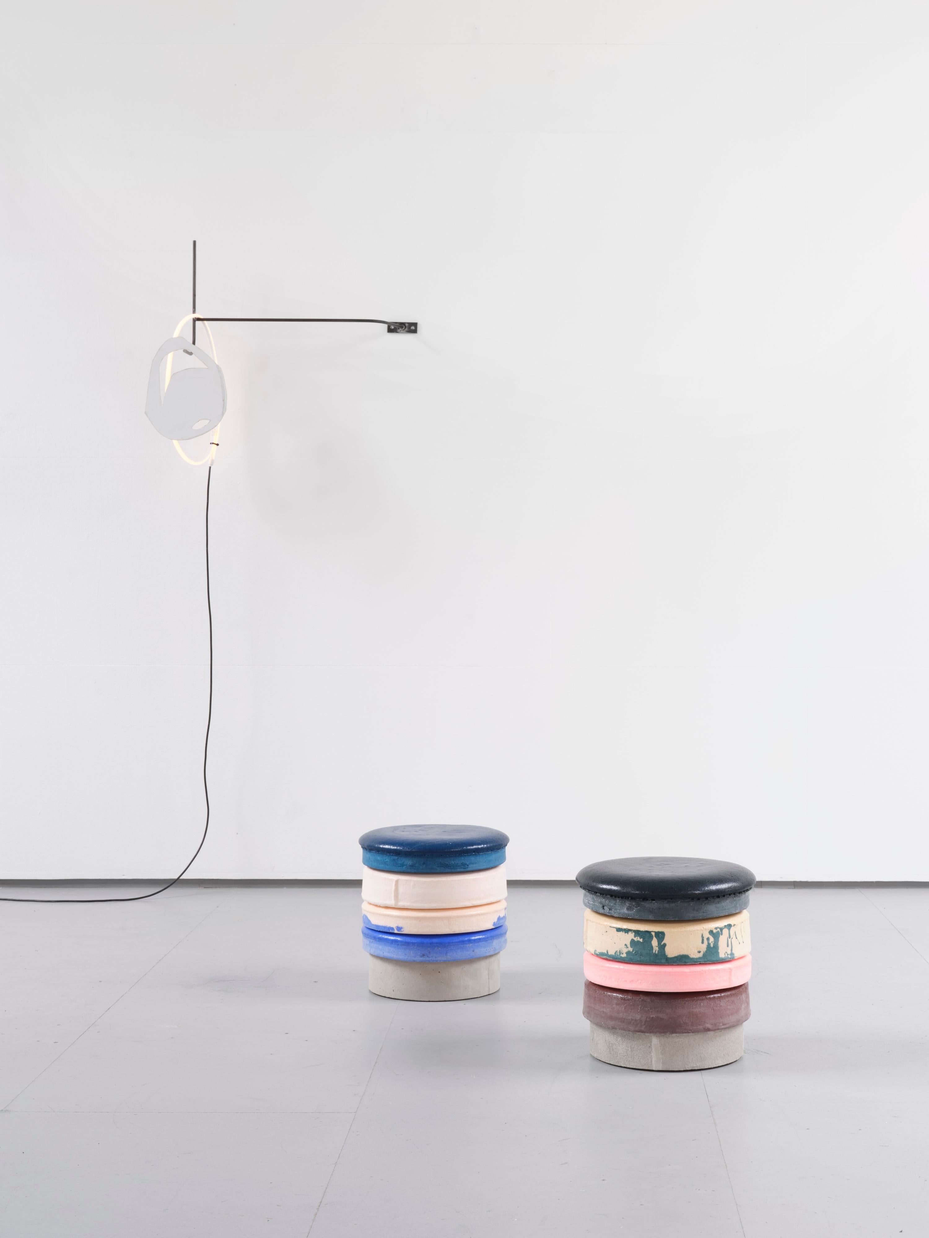 Swiss Contemporary Macaron Stool by Cristian Andersen