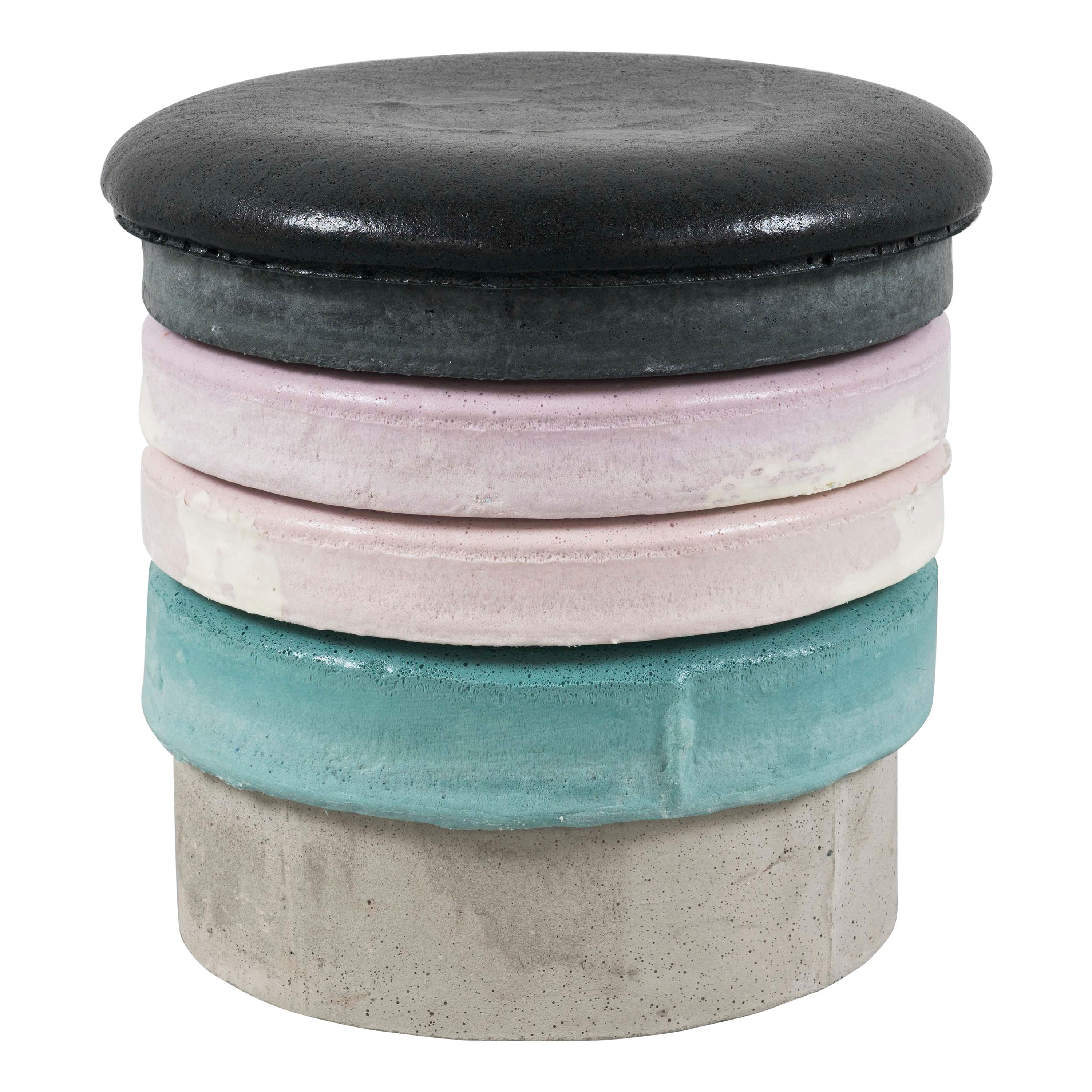 Contemporary "Macaron" Stool by Cristian Andersen For Sale